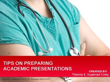 Preview of Tips on Preparing Academic Presentations