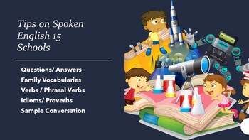 Preview of Tips on Spoken English 15 Talking about Schools