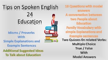 Preview of Tips on Spoken English 24 Talking about Education