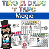 Tiro y tapo. Juego de lectura. Magia / Roll & Cover Litera