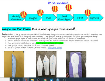 Preview of Tissue Paper Hot Air Balloons-UP, UP, and AWAY with a STEAM Project