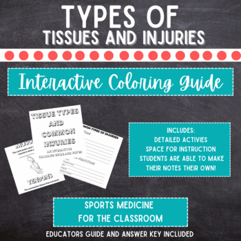 Preview of Tissue Types and Common Injuries: An Interactive Coloring Guide
