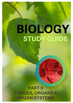 Preview of Tissues, Organs & Organ Systems - GCSE Biology Study Guide