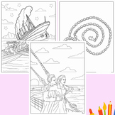 Titanic Activities Coloring Pages