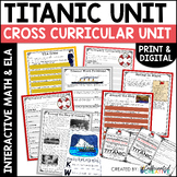 Titanic Activities Math Reading Writing Thematic Bundle No