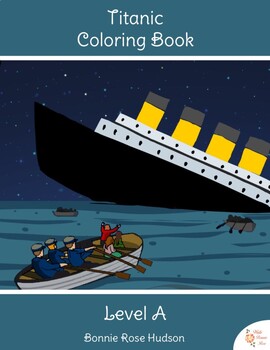 Preview of Titanic Coloring Book-Level A