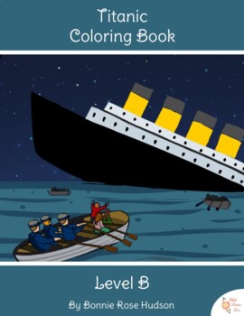 Preview of Titanic Coloring Book-Level B