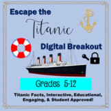 Titanic Digital Breakout Escape Room Digital Distance Learning