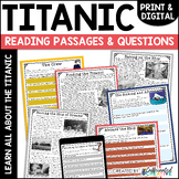 Titanic Digital and Printable Passages & Comprehension Check