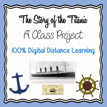 Preview of The Story of the Titanic - A Class Project Digital Activity Google Classroom