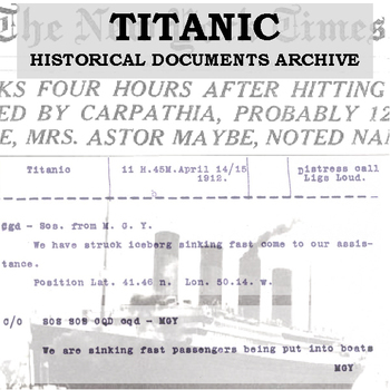 Preview of Titanic Historical Documents Archive