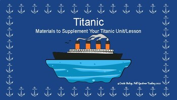 Preview of Titanic Mini Lesson