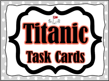 Preview of Titanic Task Cards for Research and Facts