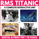 Titanic Unit | Project Based Learning | Interactive Notebo
