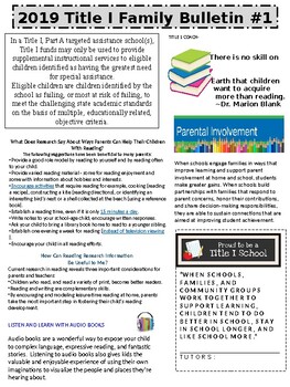 Preview of Title 1 Newsletter