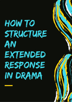 Preview of Title Poster - How to Structure your Extended Response
