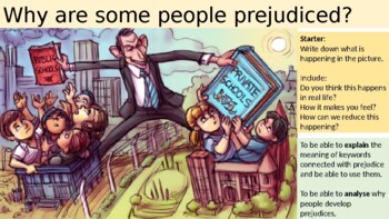 Preview of Title: Why are some people prejudice? injustices!