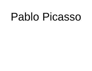 Preview of Title for Artist of the Month: Pablo Picasso