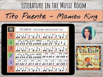 Preview of Tito Puente Mambo King Book-based Music Lessons for K-2 & 3-5