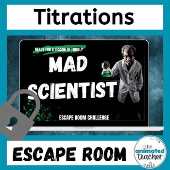 Preview of Titration Escape Room High School Chemistry Activity