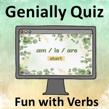 Preview of To Be Verb Present Simple. Interactive Quiz.