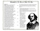 To Be or Not To Be - Hamlet