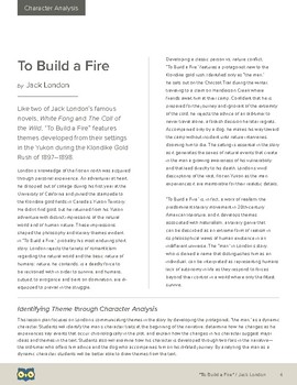 to build a fire theme essay