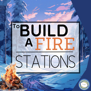 Preview of To Build a Fire Jack London Pre-Reading Stations for Small Groups