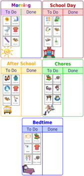 Preview of To Do / Done Boards: Hook & Loop or Magnetic