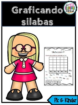 Preview of Graficando silabas - Syllable Graph in Spanish FREEBIE