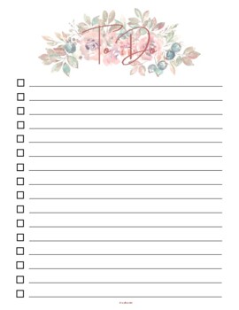 To Do List by Gwen Jellerson | TPT