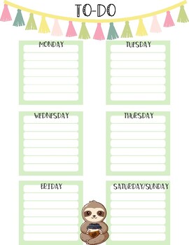 Preview of To Do List Freebie