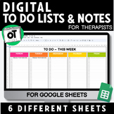 To Do List & Notes Templates - Digital Planner for Occupat