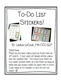 To-Do List Stickers! {{Freebie}}