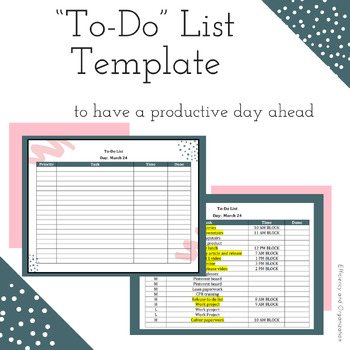 Preview of To-Do List Template