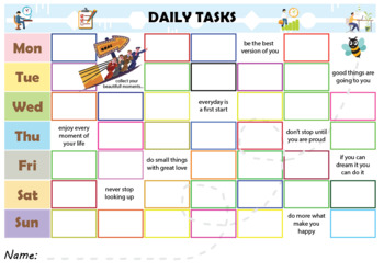 Preview of To Do Your Task/Daily Planner