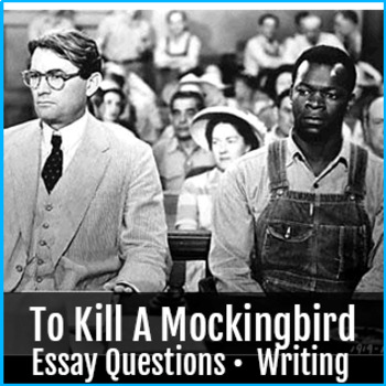 Preview of To Kill A Mocking Bird Essay and Questions Expository Writing Discussion 6-8.2.D