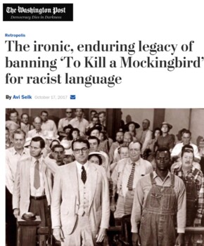 Preview of To Kill A Mockingbird, Censorship, Banned books, Racist Language