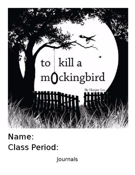 Preview of To Kill A Mockingbird Guided Reading Packet