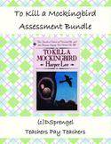 To Kill A Mockingbird Quizzes and Test Assessment Bundle w