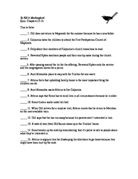 to kill a mockingbird chapter 12 questions and answers