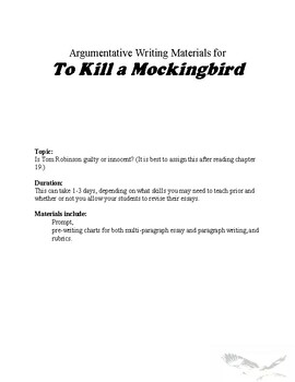 to kill a mockingbird judgement essay