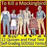 To Kill a Mockingbird Chapter Quizzes (12) and Final Test 
