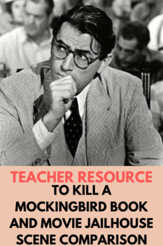 Preview of To Kill a Mockingbird Book and Movie Jailhouse Scene Comparison