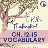To Kill a Mockingbird Ch. 12-15 Vocabulary Activities / Ed