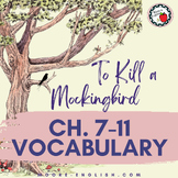 To Kill a Mockingbird Ch. 7-11 Vocabulary Activities / Edi