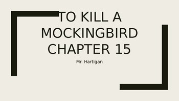 👍 Summary chapter 15 to kill a mockingbird. To Kill a Mockingbird. 2019