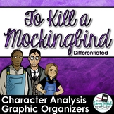 To Kill a Mockingbird Character Analysis Graphic Organizers