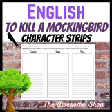 To Kill a Mockingbird Character Strips