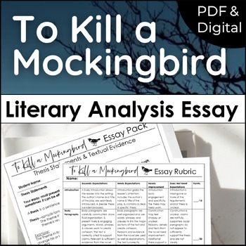 good thesis statement for to kill a mockingbird